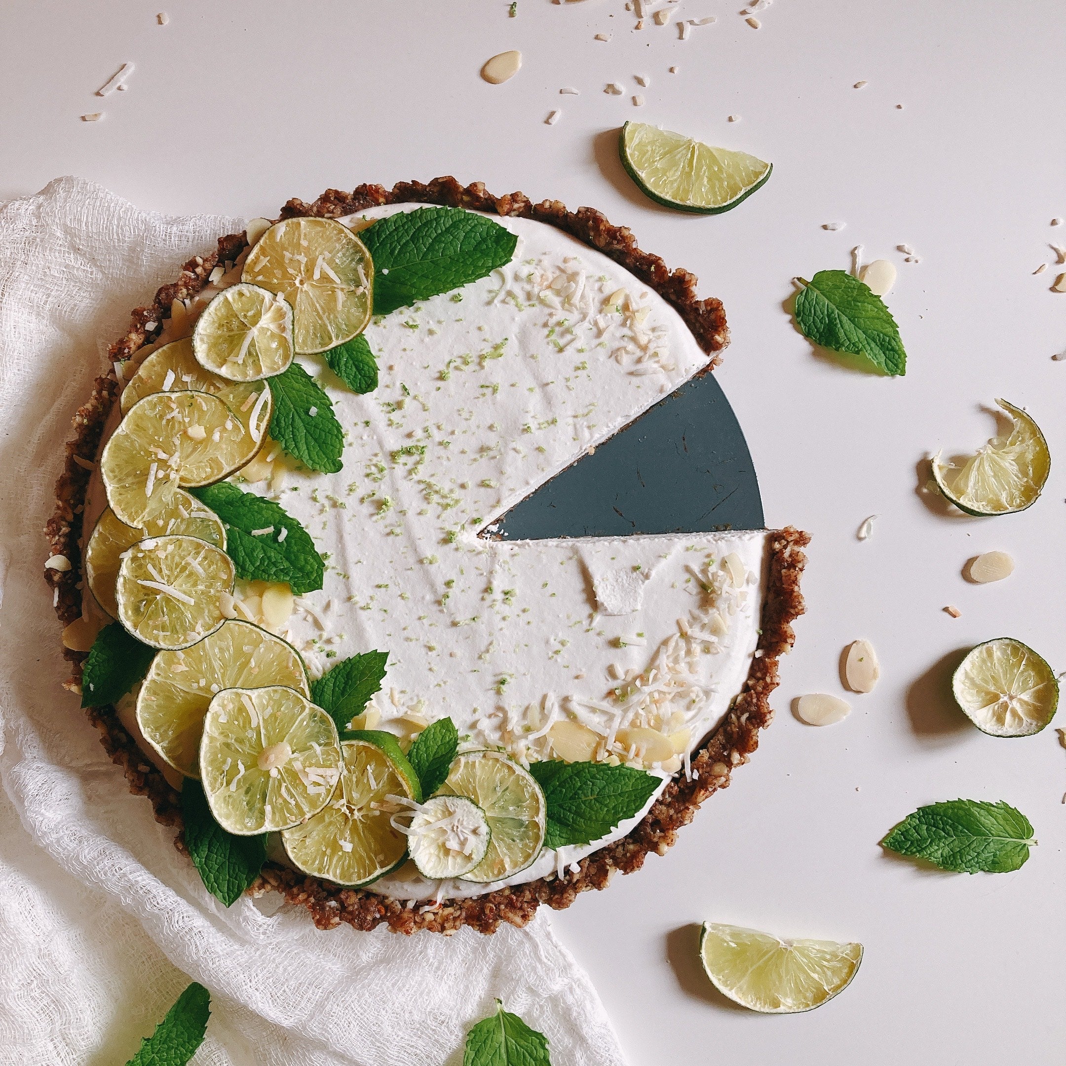 Vegan + Gluten Free Key Lime Pie Recipe